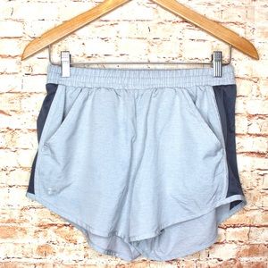 Under Armor | Gray Drawstring Running Shorts